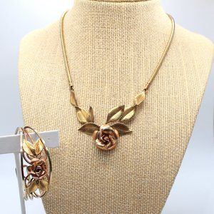 Vintage KREMENTZ Necklace and Bracelet Set
